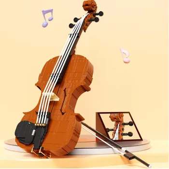 Набор от градивни елементи за цигулка (919 броя), Играчки, подаръци за деца и възрастни