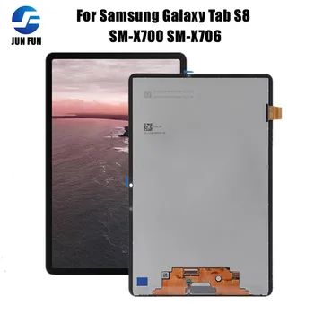 11-инчов Оригинален LCD дисплей За Samsung Galaxy Tab S8 SM-X700 X706 X706B X706U X706N LCD дисплей + Дигитайзер с докосване на екрана В Събирането на