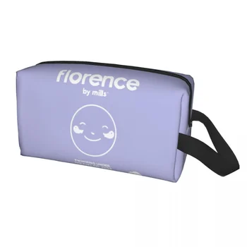 Пътна чанта за тоалетни принадлежности Florence By Mills, Преносим Козметични Органайзер за грим за жените, калъф за съхранение на козметика Dopp Kit Case