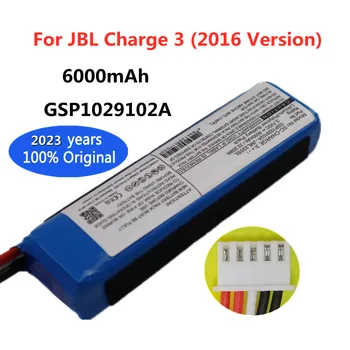 2023 6000 mah Нов Оригинален Плейър Сменяеми батерии За JBL Charge 3 2016 Версия Pack Bluetooth Високоговорител GSP1029102A Bateria