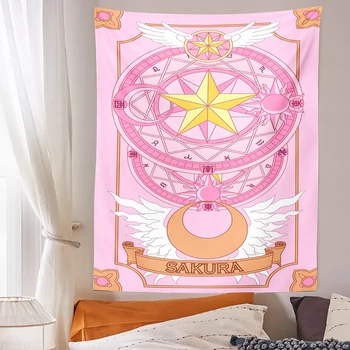 Sailor Moon гоблен сладък Sailor Moon декор на стая в общежитието на колежа кавайный розово Начало декор плакат Матрак Декор на стая в общежитието